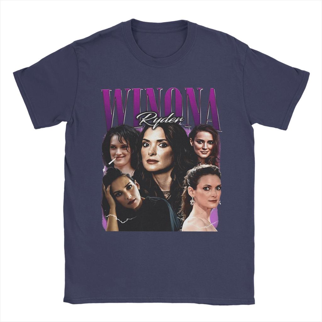 2026 Winona Ryder Unisex WomenT Shirt Film Awesome Tee Shirt Short Sleeve O Neck TShirt Cotton Gift Idea Clothes