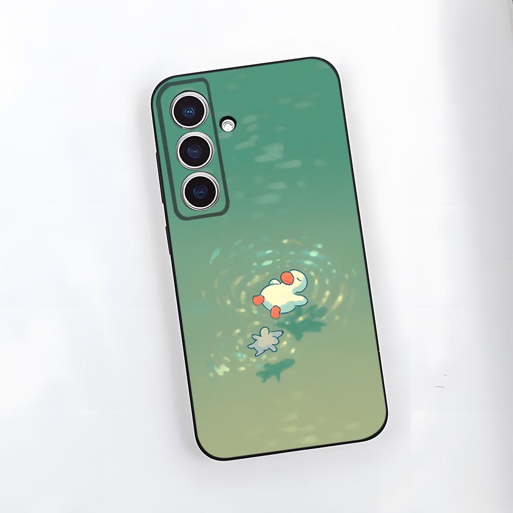 Cute Cartoon Duck Phone Case For Samsung A25 A13 A33 5G A54 A36 A35 A56 A52 A14 Shockproof Soft Cover
