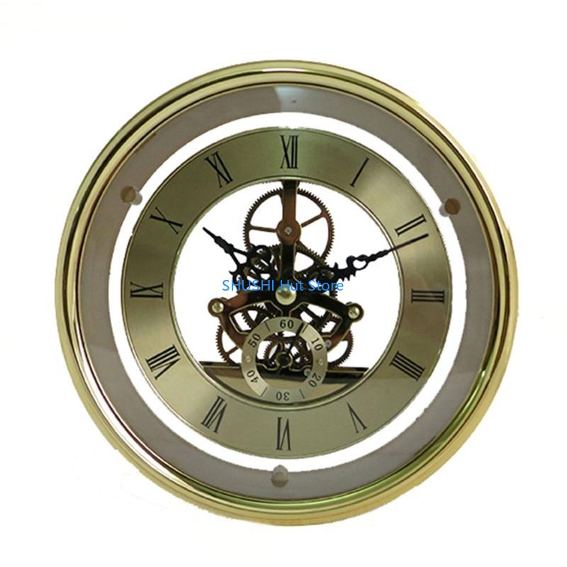 

Stylish Gold Silver Clock Lens with Clear Perspective Clock Head, Compact and Lightweight, 149mm Size D57B золотий