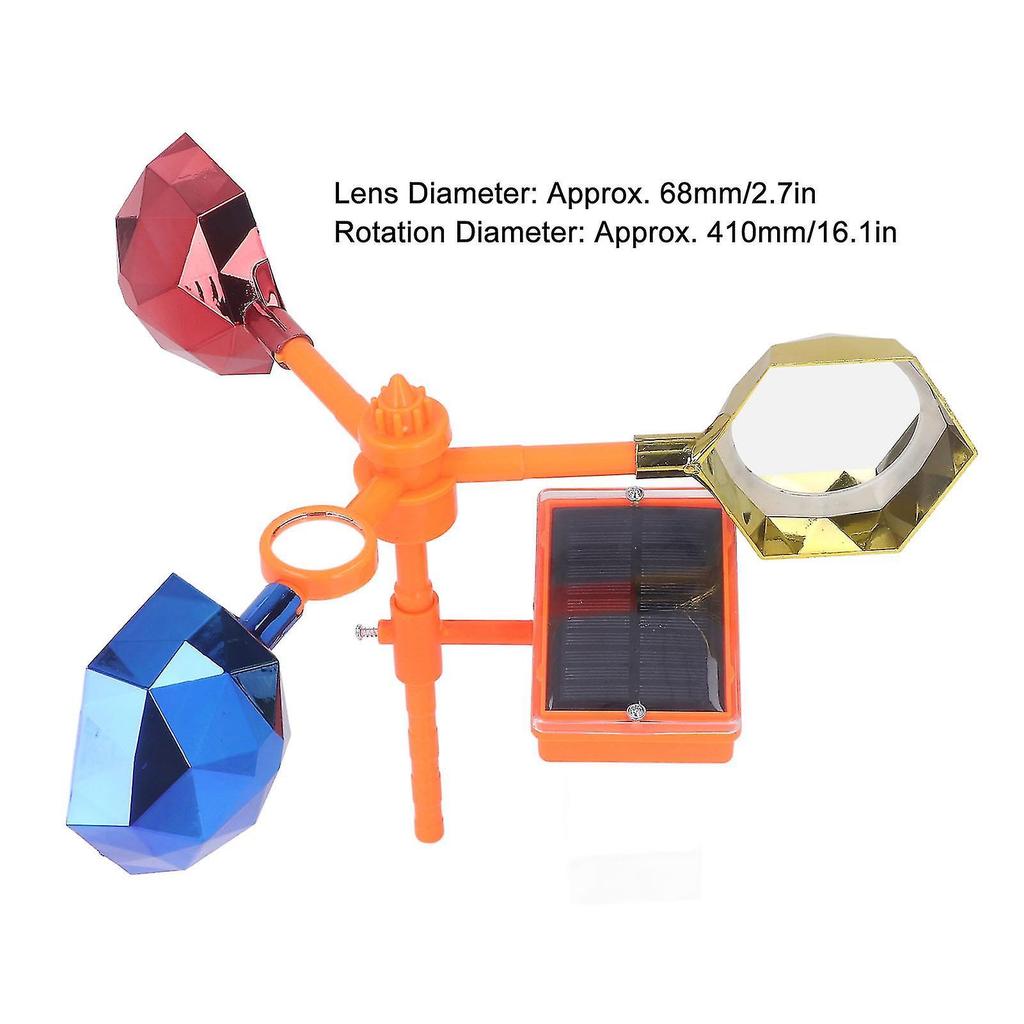 Sound Light Bird Repeller 360 Degree Light Reflection Large Volume Solar Sound Alarm Bird Deterrent Device-dwdz