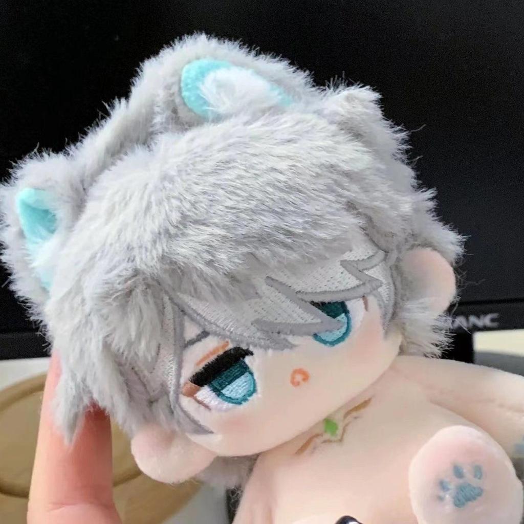 10Cm Genshin Impact Alhaitham Stuffed Dolls Dress Up Cotton Doll Plushie Toys Fans Gift Plush Naked Doll Send Friends Xmas Gift
