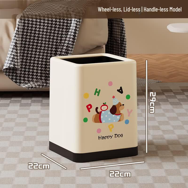 Dopamine Cartoon Square Trash Can