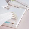 Acrylic hard shell memo pad, removable board clip paper pad, portable notebook, detachable horizontal grid notebook