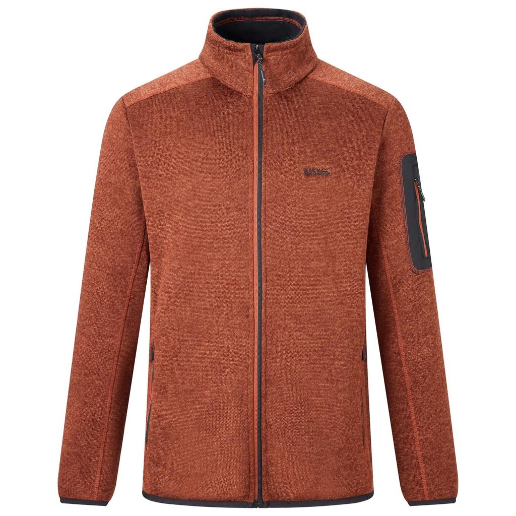 Regatta Mens Newhill Marl Full Zip Fleece Jacket