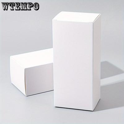 WTEMPO Boîtes cadeaux simples et élégantes, boîtes cadeaux pliables en papier, décorations de fête, boîtes à friandises, fournitures pour petites entreprises