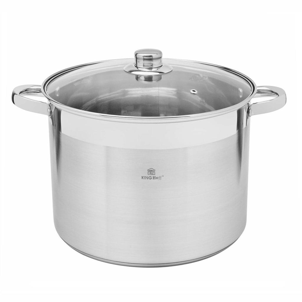 Set of 6 Steel Pots. 7l/ 5l/ 4L KINGHOFF KH-4309