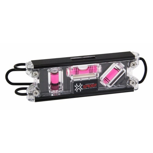 SK11 SPIDER Revo Level (SPD-TBREV04) with Powerful Magnet and Glow-in-the-Dark Slide Shackle, 150mm (with 45-Degree Bubble)