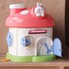 Mushroom House Piggy Bank Cartoon Key Unlocking Kids Toys Large Capacity Money Saving Box Cute Coin Storage Box Christmas Gifts