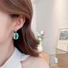 Women's Light Luxury Design Elegant Inlaid Zircon Pendant Earrings Fashionable And Versatile Niche Design Earrings