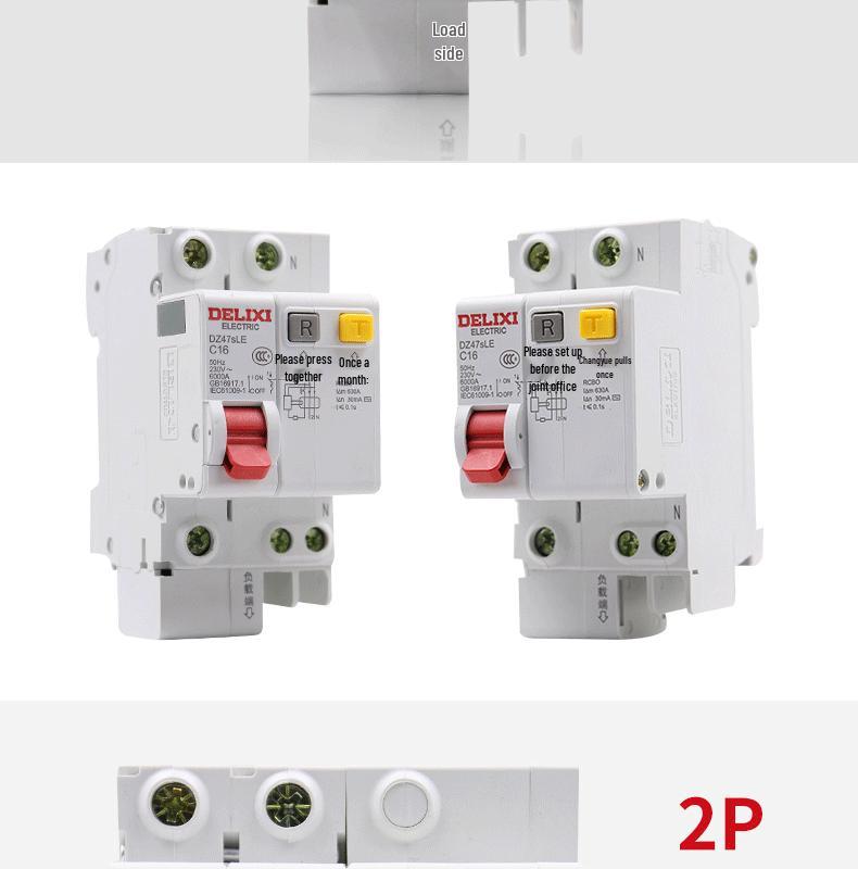DELIXI DZ47SLE 3P16A Type D Earth Leakage Circuit Breaker