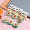 36Pcs Avocado Erasers for Kids, Kawaii Cute Novelty Fruit Eraser for School Classroom Supplies Party Favors