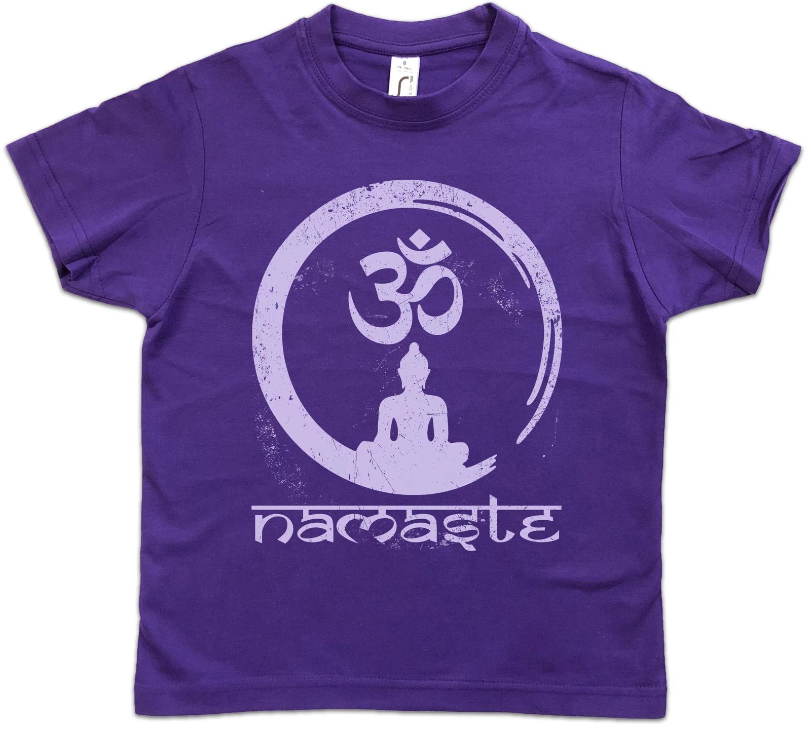 NAMASTE Kids Boys kids boys T-Shirt OM Japan Buddhism Religion Japanese Buddhism 120
