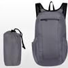 Polyester Camping Backpack Zipper Foldable Travel Bag Simple Sports Backpack  Men