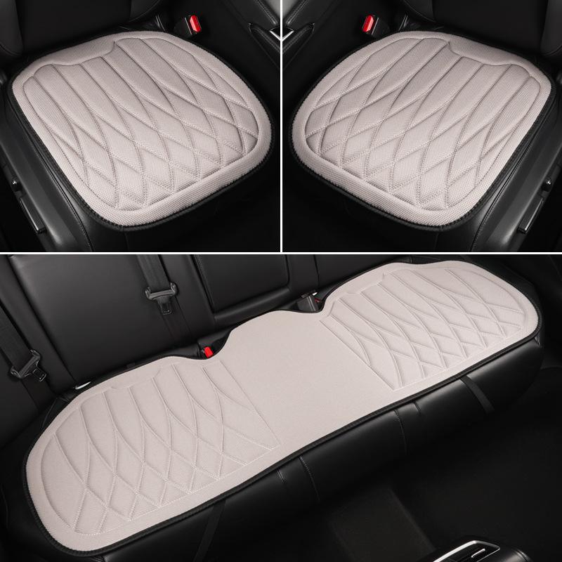 Universal Seaweed Fiber Car Seat Cushion - All-Season, Anti-Slip, Imitation Latex for Five-Seater