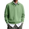 Men's Color Long Sleeve Shirt Casual Collared Top for Daily Wear