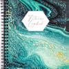Henry Ciano Fitness Training Budget Planner Loose Leaf Notebook Fabric Cover Folded Leaflet Binding 25 Sheets Gift for Sports