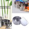 With Wash Tank Artist Brush Washer Stainless Steel Brush Wash Pot Paint Brush Holder  Students
