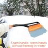 2 in1 Car Snow Shovel Extendable Snow Removal Brush Car Windshield Snow Sweeping Brush  Car Glass