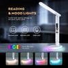 Multifunctional Desk Lamp Mobile Phone Wireless Fast Charging Colorful Ambient Light Alarm Clock Display Night Light Portable