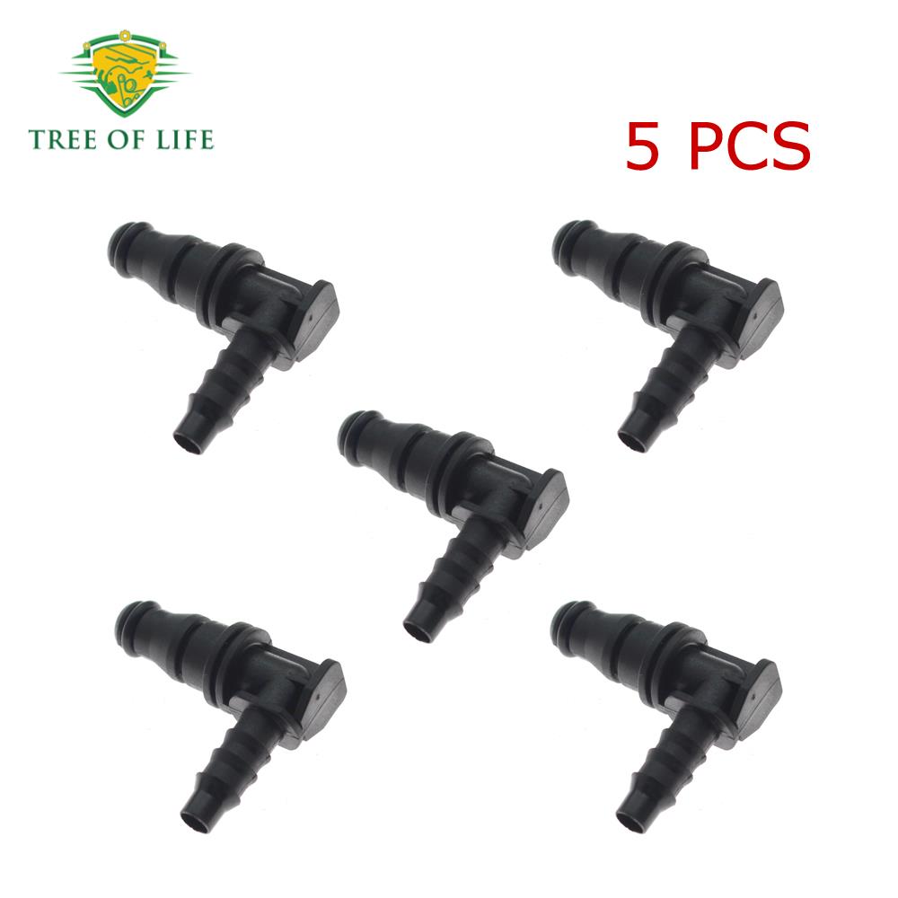 1/2/5/10x Adapter Expansion Kettle Water Return Pipe Joint Connector For Mercedes-Benz W211 W166 W204 W251 W164 W212 A217 C217
