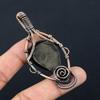 Golden Apache Pyrite Gemstone Pure Copper Wire Wrapped Handmade Pendant Jewelry