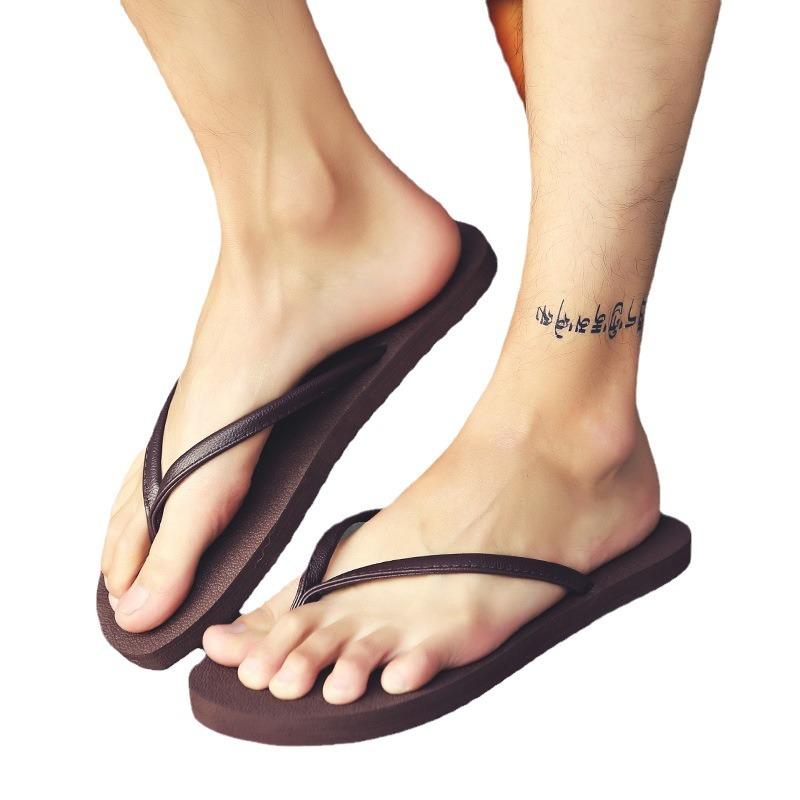 Beach flip-flops for men and women in summer wear wear-resistant couples tide drag feet Vietnam non-slip fashion 2024 new