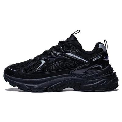 Li Ning Aurora 2K Comfortable Cushioning, Wear Resistant Low Top Casual Shoes Women's Black AGCT108-2