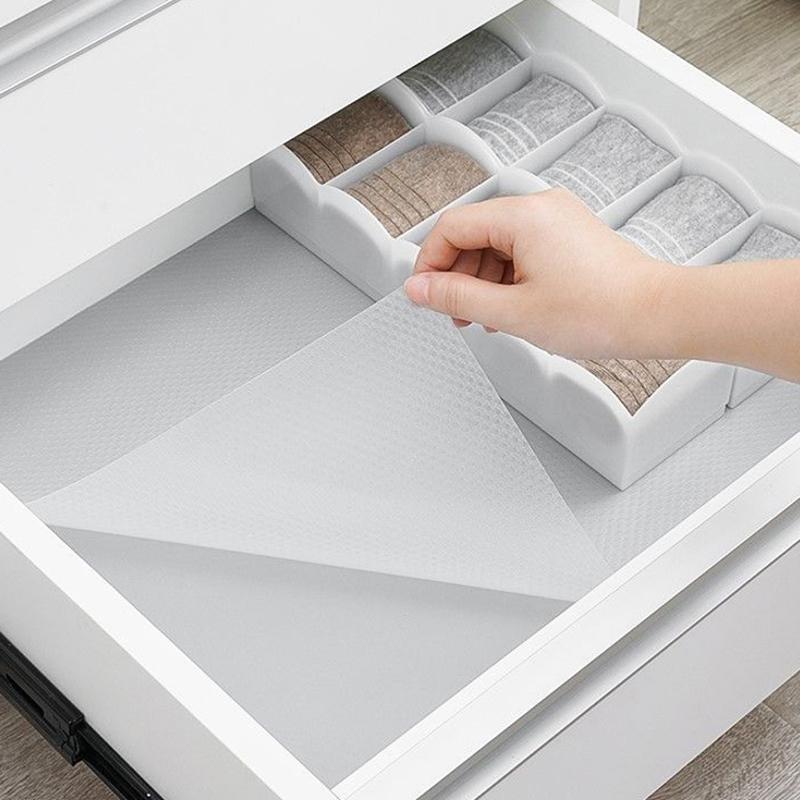 Eva Oil-Proof Moisture-Proof Cabinet Mat Cabinet Liner Reusable Drawer Liner Nonslip Refrigerator Mat Fridge Drawer Mat