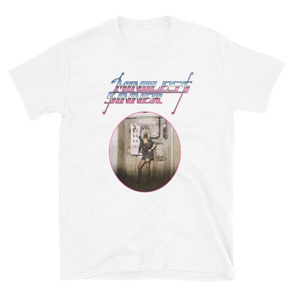 MINDLESS SINNER turn on the power shirt SWEDEN METAL NWOBHM HEAVY METAL 80s S