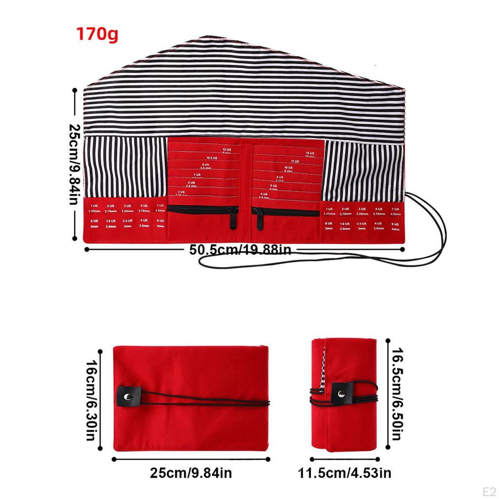 Compact Knitting Needle Storage Solution for Craft Enthusiasts