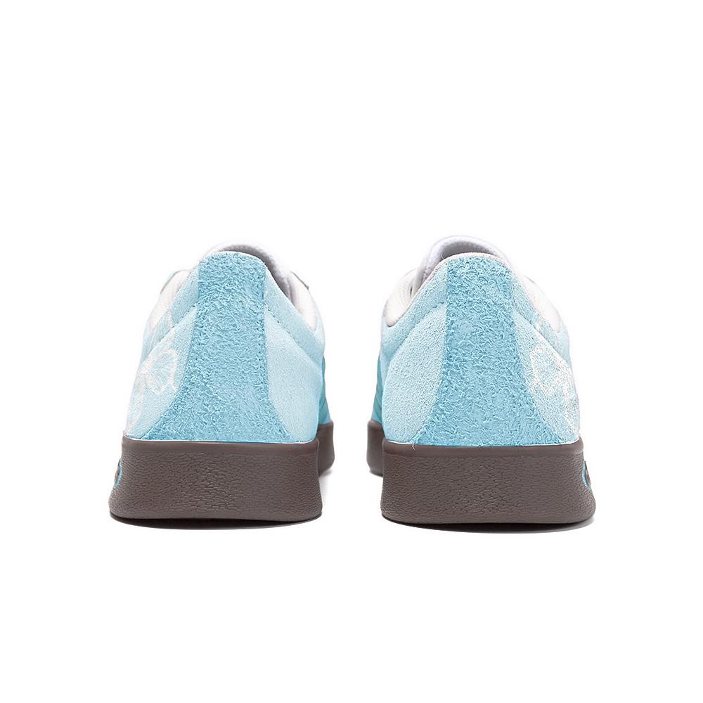 Adidas Neo Vl Court Qiong, Amber Leather Low top Skateboard Shoes Unisex Blue HQ1802(Team189-)