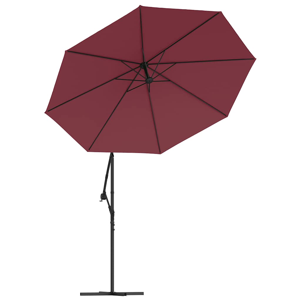 Vidaxl Replacement Cover for Garden Umbrella, Burgundy, 300 Cm