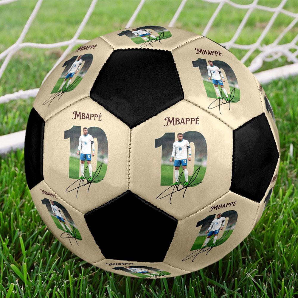 1pc Kylian Mbappe Soccer Ball Size 5 Indoor Soccer Ball Fashion Colorful Backyard Game - Great For Sports Fans Gift HE41