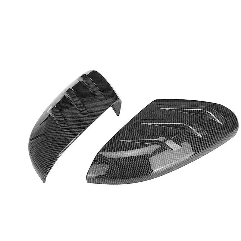 For Honda Civic 10th 2016-2020 Car Rearview Side Mirror Cover Wing Cap Exterior Sticker Door Rear View Case Trim Carbon Fiber
