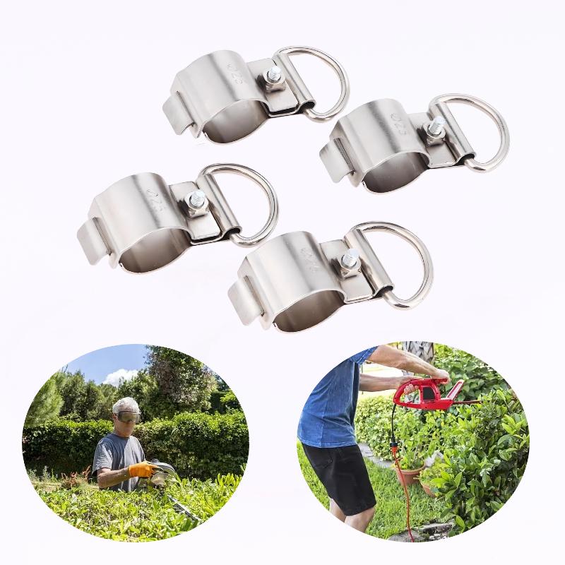 1/4Pcs Universal Shoulder Strap Trimmer Shaft Clamp Grounding Wire Pipe Clamp Cordless String Trimmers Garden Equipment Parts