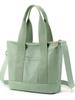 16-oz Japanese-Korean Style Women's Canvas Tote: Single Shoulder, Crossbody, Large Capacity Handbag