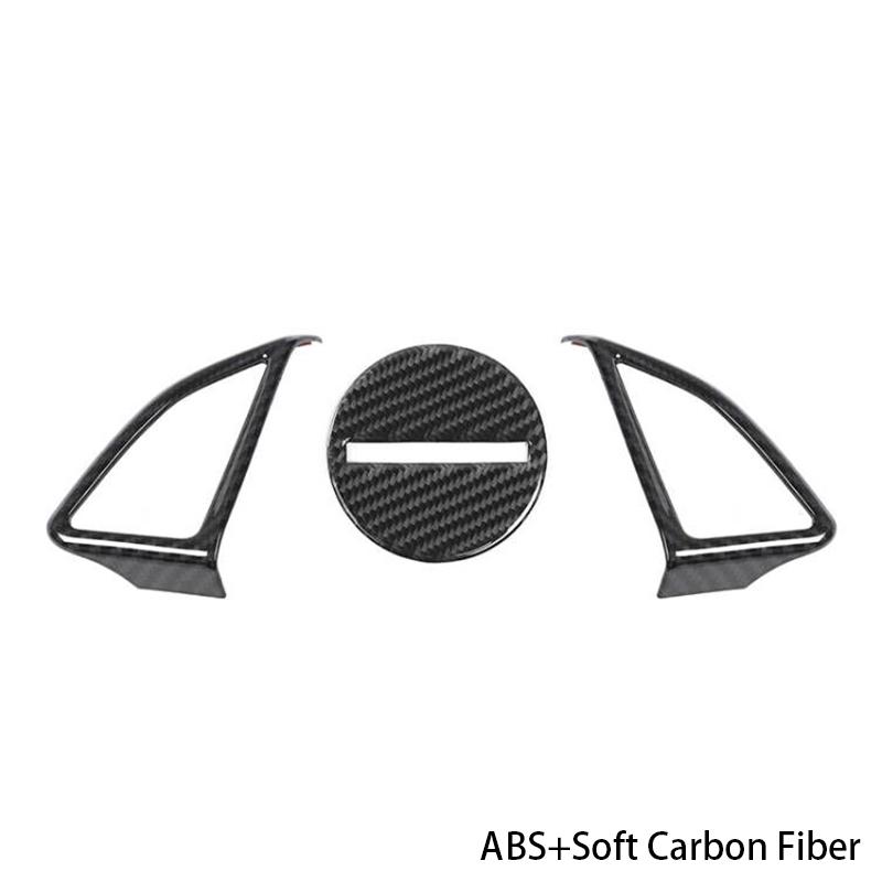 SHINEKA Interior Mouldings For Chevrolet Camaro 2017 Up Car Steering Wheel Decoration Cover Trim Sticker Accessories Car