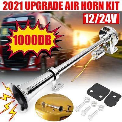 12-24V 150dB Air Horn Trumpet Loudspeaker for Train Car Truck New Super Loud