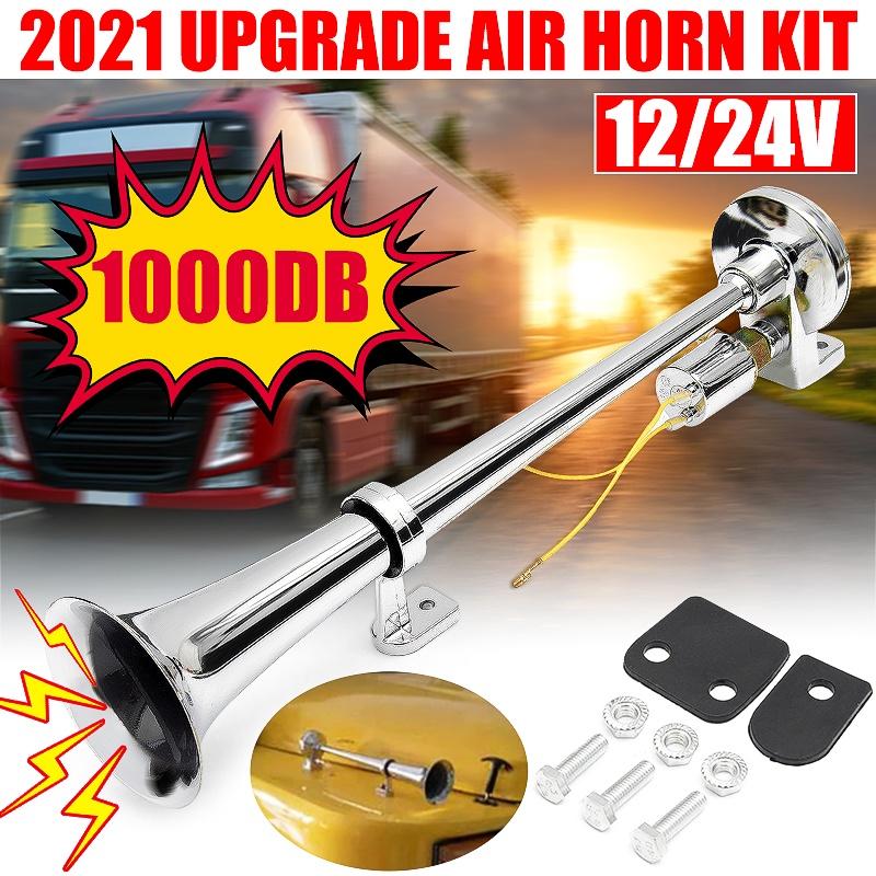 12-24V 150dB Air Horn Trumpet Loudspeaker for Train Car Truck New Super Loud