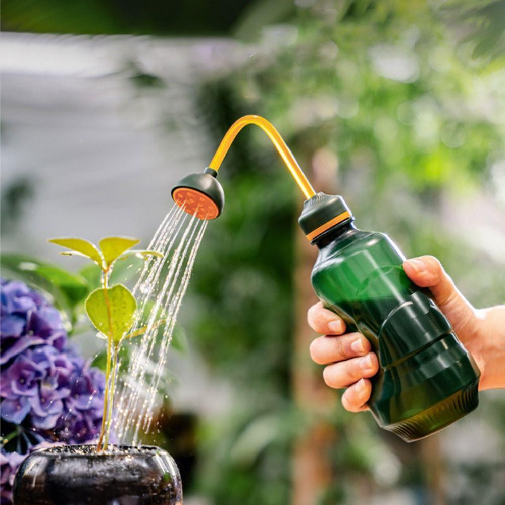 Handheld Lotus Seed Watering Kettle Dual-purpose Gardening Plant Watering Water Spray Bottle Large Capacity Portable