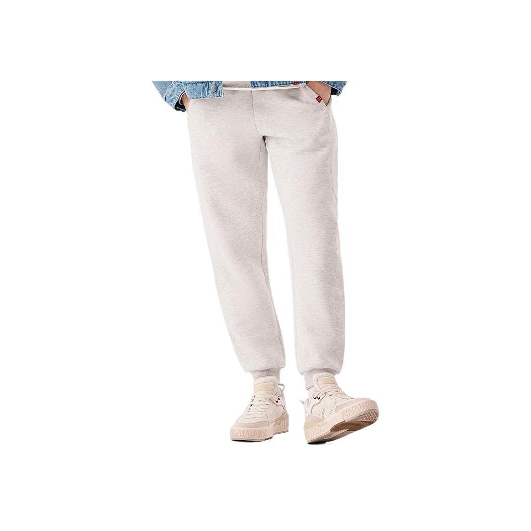 

Li-Ning однотонные повседневные спортивные штаны с манжетами, мужские брюки серого цвета AKLT017-5 XXL