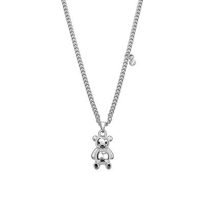 Κολιέ με Κρεμαστό Αρκουδάκι_Ασήμι