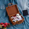 Bamboo Frame PP Rattan Material Quality Photograph Props Storage Box Storage Basket Rattan Suitcase