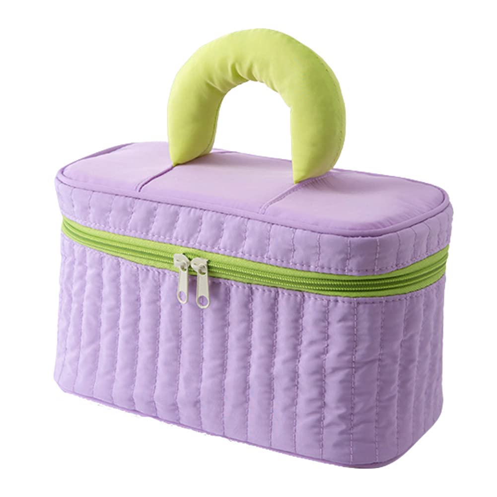 GPT Vanity Cosmetic Large Capacity with Makeup and Small Stylish Purple [Suitcase Company] Pouch, Pouch, Dividers, Tools, Cosmetics, Items, Women's,
