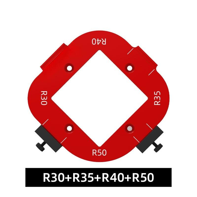 Woodworking Router Arcs Angle Positioning Template Corner Radius Routers Jig Portable Wood Milling Cutter Round R-corner