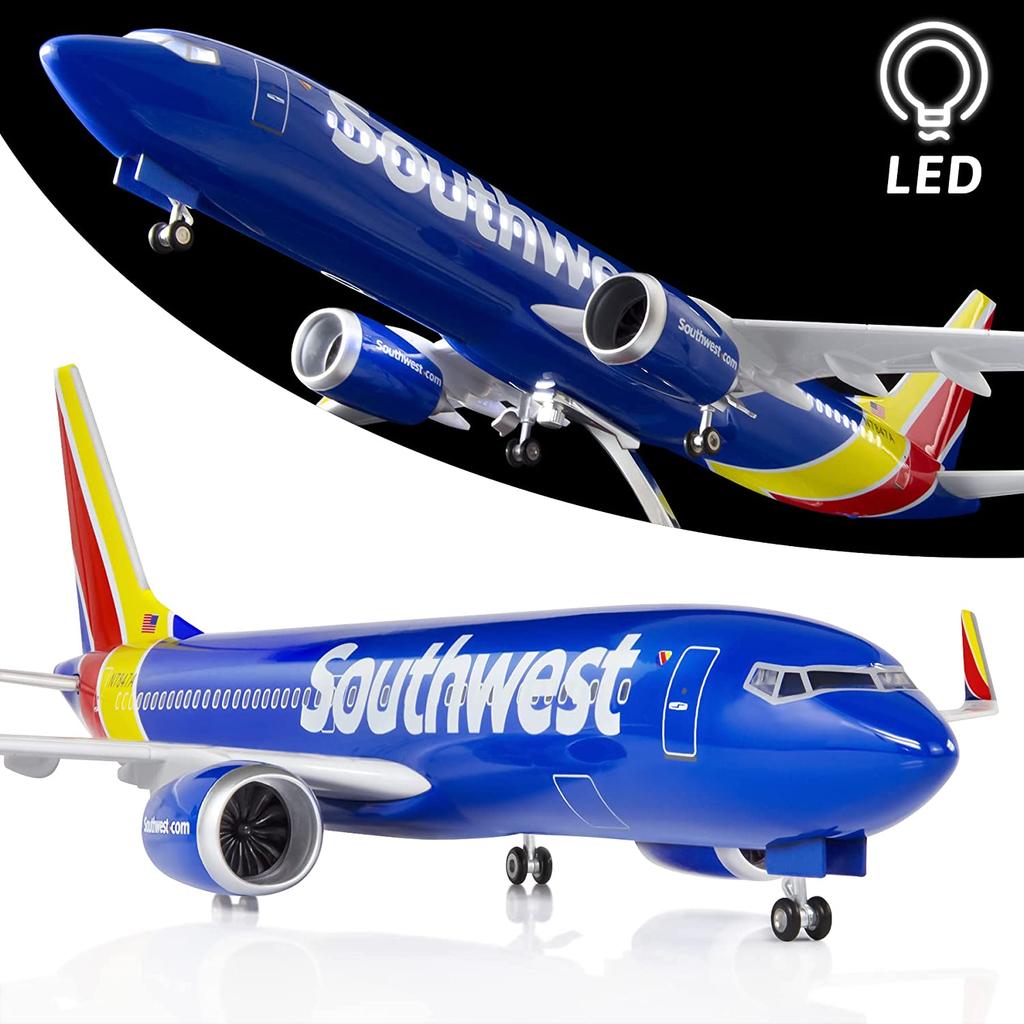 1/160 Scale 50.5CM Airplane Airbus A380 Air France Airline Model W LED Light & Wheel Diecast Plastic Resin Plane For Collection