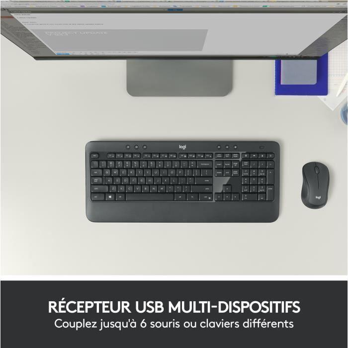 Logitech MK540 Advanced Ensemble clavier et souris sans fil 2.4 GHz German QWERTZ