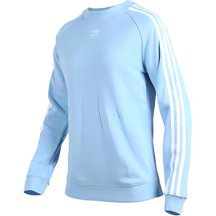 

Adidas Originals Trefoil Crew Neck Sweatshirt Women Clear Blue DH3173 XS