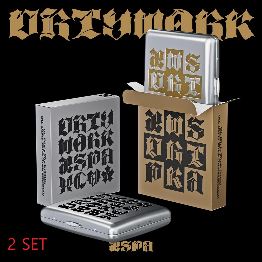 aespa Case Set [Official Import] [Dirty Work] (Dirty Ver.) 2-Piece (Korean Edition)