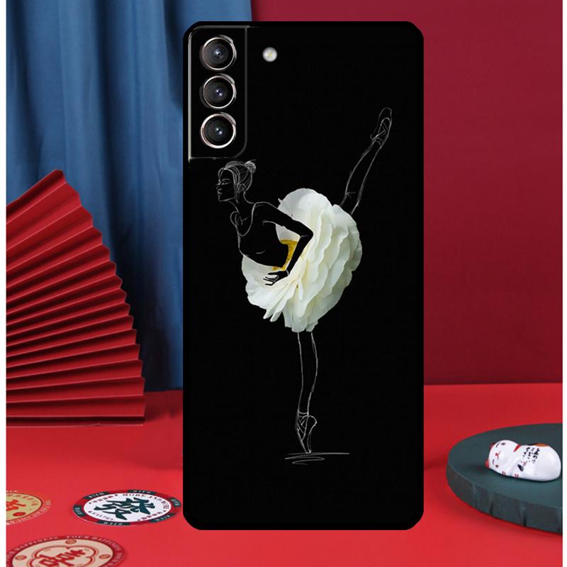 Ballerina Ballet Dance Girl Phone Case For Samsung Galaxy S25 Ultra S9 S10 S20 S21 FE S22 S23 Plus S24 Ultra Back Cover